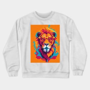 Cool Lion Art Crewneck Sweatshirt